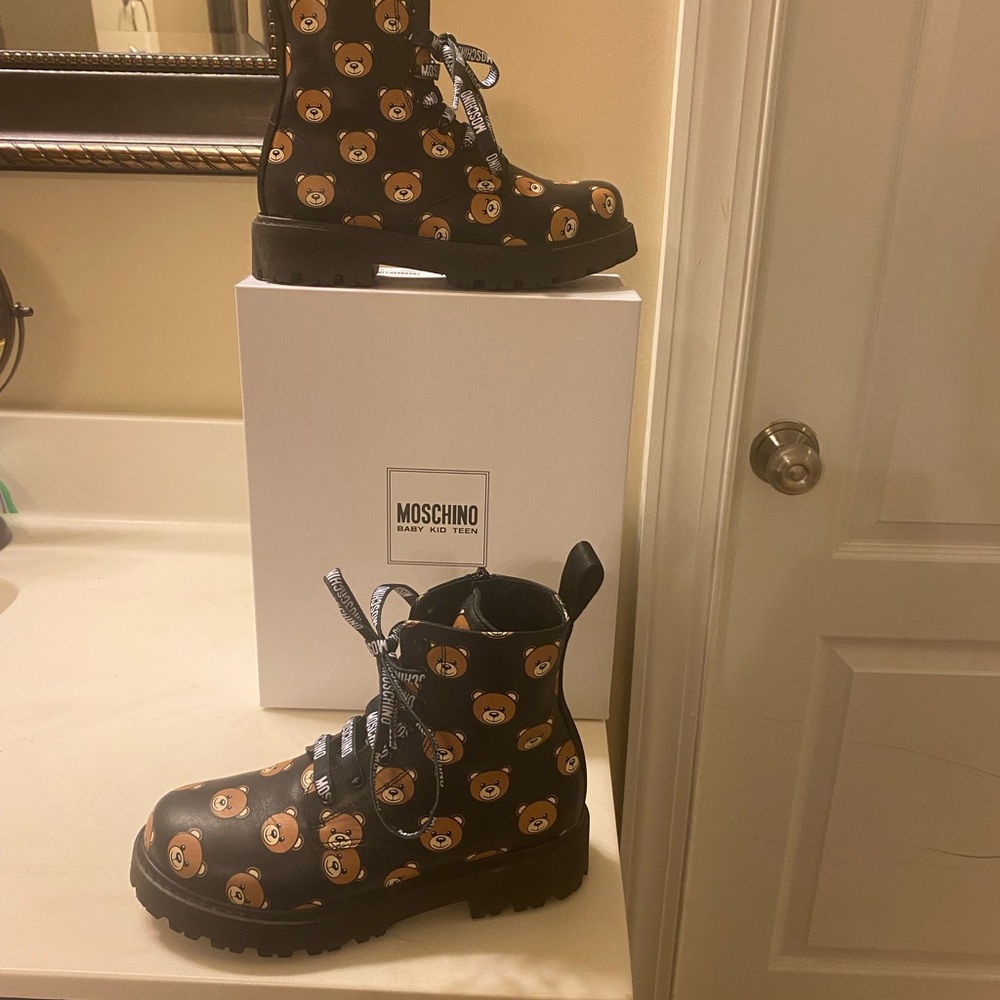 Authentic Moschino Bear Boots (sold separately)